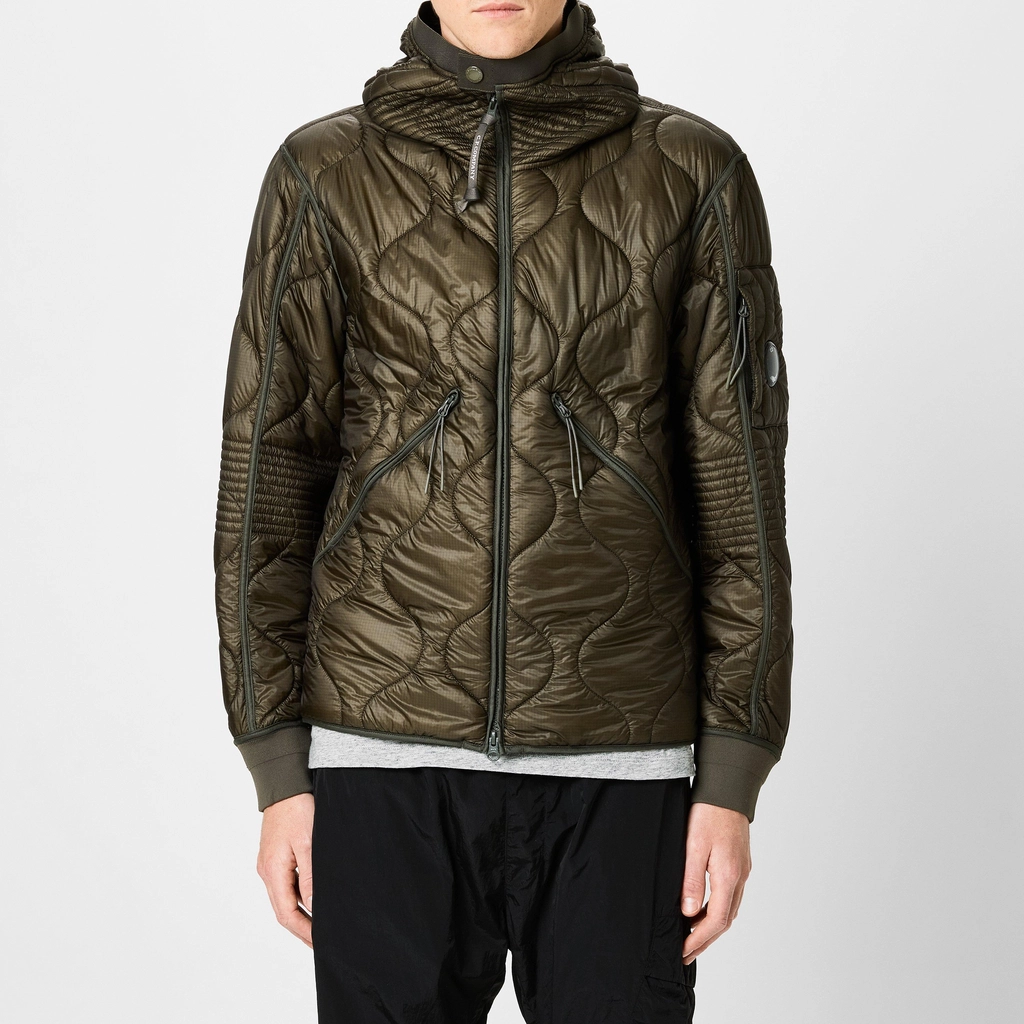 CP Company Liner Padded Hooded Jacket - Grape Leaf 674